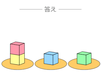 ブロック途中経過推理ゲーム