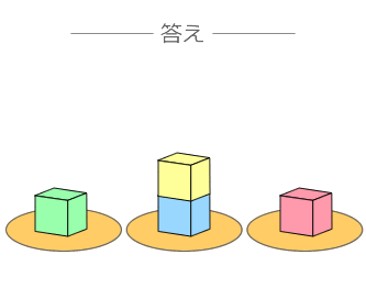 ブロック途中経過推理ゲーム