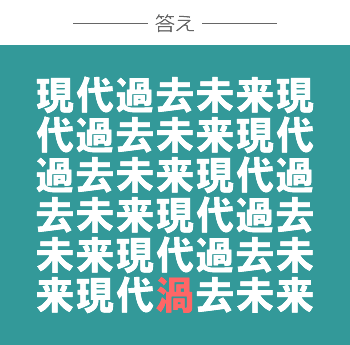 違うところ探しクイズ